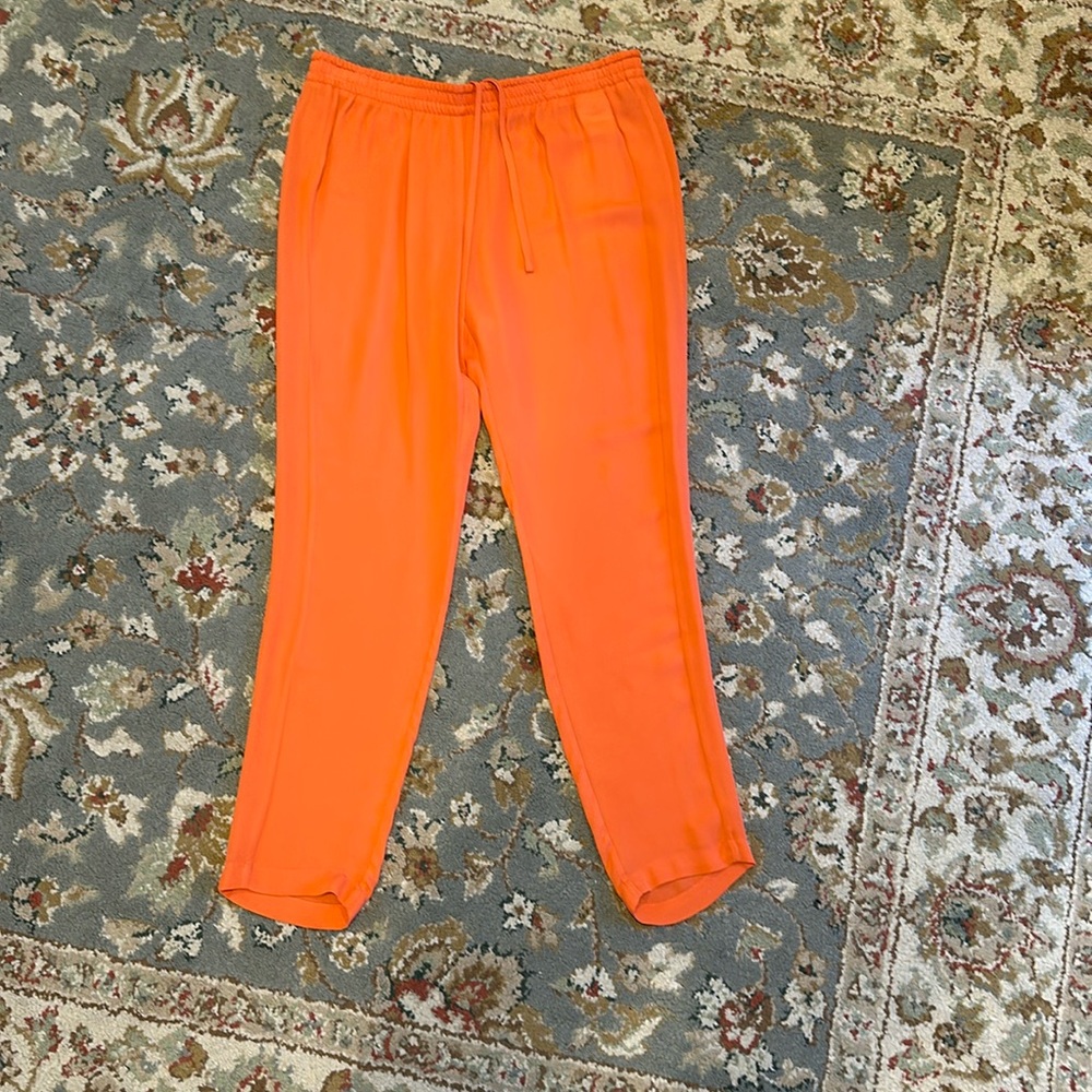 Theory size small 100% silk women’s pants, worn once